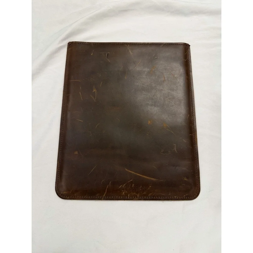 Mission Leather Sleeve Cover Case for Inch iPad Pro Brown Vertical